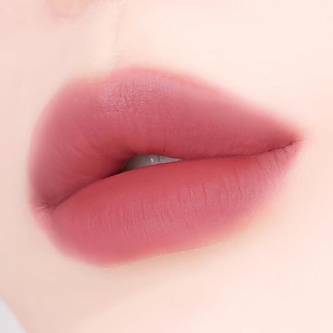 YNM Matte Veil Tint, Soft-Blur Finish, Silicone Lip Brush, K-Beauty, Matte, Moisturizing, Smudge-Proof, Long-Lasting Korean Lip Tint, 0.09 oz (Mauve Veil)