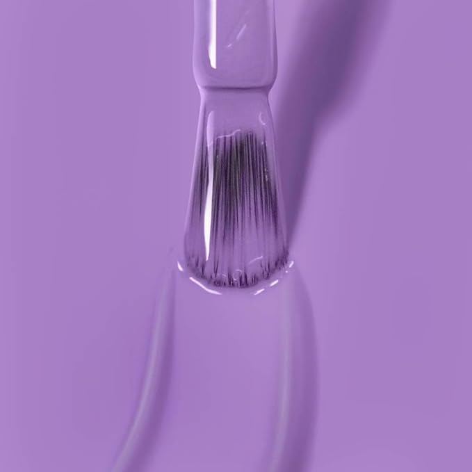 LONDONTOWN UV/LED Gel Nail Polish - Long Lasting, Chip Resistant High Shine Color - Glossy Lavender Purple, Road Trip, 12ml/.40fl oz