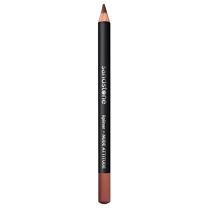Sandstone Scandinavia Hypoallergenic Lipliner Nude Attitude - Smooth texture - Fragrance Free Lip Liner Pencil - Intense pigmentation and long lasting