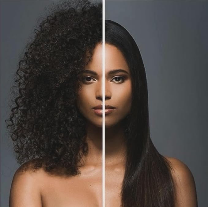 Moroccan Keratin Hair Treatment Straightening Blowout Brazilian Smoothing Professional Results Salon and Home Use , Long Lasting organic results 4-6 months 4pc Set
