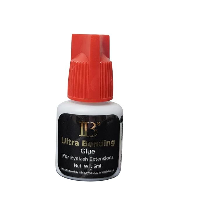 IB Ibeauty Ultra Bonding Glue Fast Drying Time 2-4S Lasting Time 5Weeks Black Eyelash Extensions Original Extra Strong Adhesive Professional Salon Use