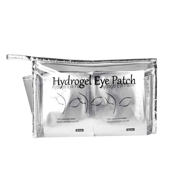 Qleng Eye Pads Lash Extensions Kit, 110 Pairs Hydrogel Patch Gel Pad Beauty Makeup Tool for Under Eyes Eyelash Extension