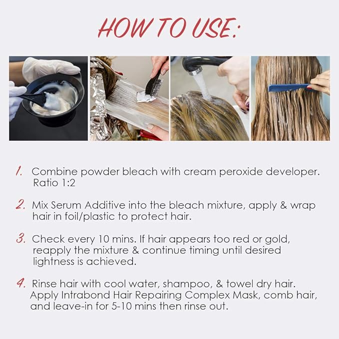 Punky Intrabond™ 40 Vol Bleach Kit, Fast Bleaching Action for Brighter Hair