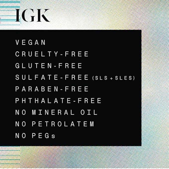 IGK Hair Treatment Set of 2 | Antisocial Mask + Good Behavior Spray | Overnight Bond-Building | Keratin Like Smoothing | Full Size Set