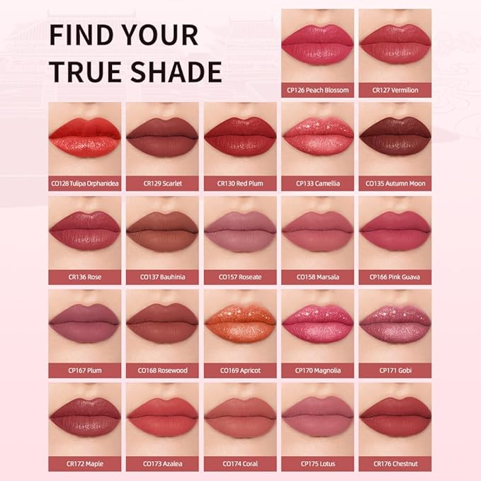 Catkin Moist Lipstick Hydrating High Impact Color Infused with Vitamin E and Avocado Oil Smooth Soft Texture Long Lasting Red Glow Finish 130