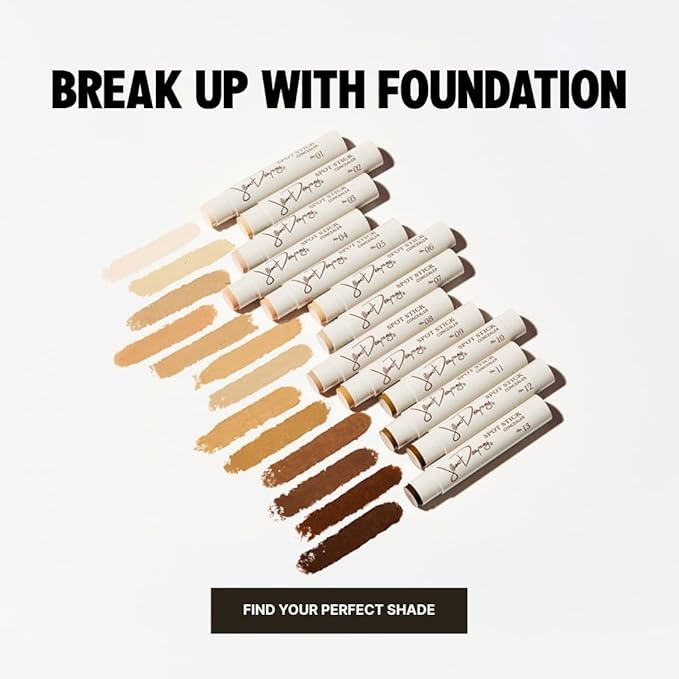 Jillian Dempsey Spot Stick Concealer | Easy Blending Matte Concealer for Blemishes & Uneven Skin Tones | Shade No. 04: The Neutralizer, Light Orange for Covering Bluish Tones