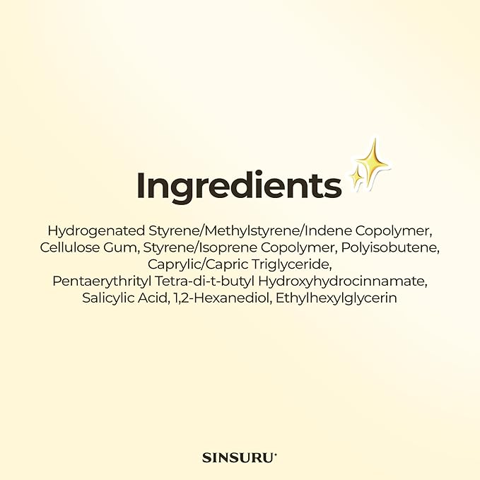 SINSURU BHA Iconic Spot Patch with Mirror Case - Hydrocolloid Patches with 5,000ppm Salicylic Acid - Day & Night Zit Patch for Targeted Sebum Care & Stylish Wear