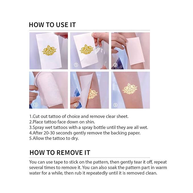 12 Pcs Gold Face Temporary Tattoo Sticker, Glitter Metallic Face Tattoo Stickers, Glitter Freckles, Sparkle Makeup Patches Freckle Tattoos for Women Party Decor 650