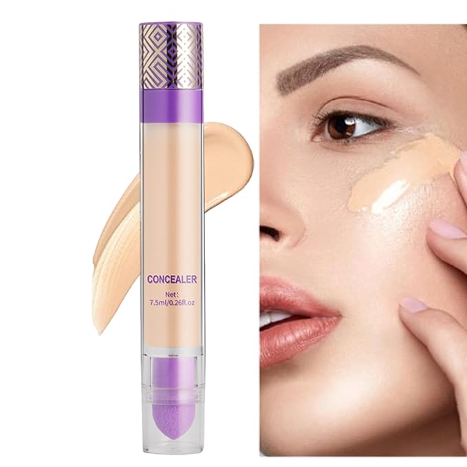 Concealer Makeup - Concealer Stick, Full Coverage with Creamy Finish Concealer Stick | Moisturizing Concealer Stick, Brighter Buildable Color Complexion Makeup Corrector for Men Women Adults