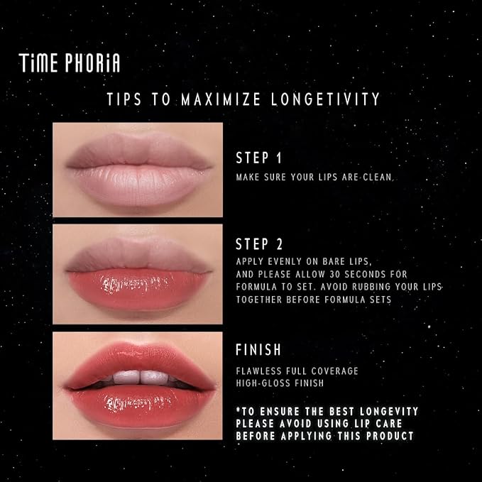 Stellar Dust Lip Stain 17 Eros, Transfer-Proof & Smudge-Proof Lip Gloss, Deep Warm Red Tinted Glossy Finish, High-Pigment Vibrant Color, Hydrating Lightweight Long-Lasting Lip Makeup