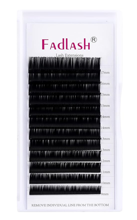 Eyelash Extension Mixed Tray D Curl Lash Extensions 13-16mm Premium Silk Classic Lash Extensions Matte Black Professional Eyelashes Extension Semi Permanent Eyelashes (0.20-D, 13-16mm)