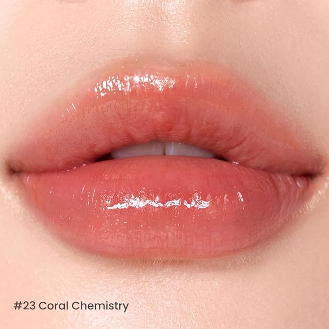 Peripera Ink Mood Glowy Tint | Lip-Plumping, Naturally Moisturizing, Lightweight, Glow-Boosting, Long-Lasting, Comfortable, Non-Sticky, No White Film (023 CORAL CHEMISTRY)