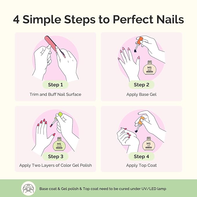 MelodySusie Highly Pigmented Gel Nail Polish, 0.56 Fl Oz Soak Off UV LED Brown Gel Polish, Plant-Based Formula, 16.5ml Tilt-and-Stand Bottle, TPO & HEMA Free, Gift for Nail Art at Home & Salon