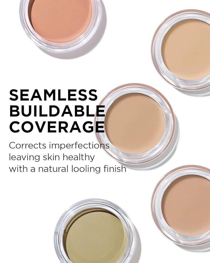 THESAEM Cover Perfection Pot Concealer 0.14oz - 01 Clear Beige for Fair to Medium Skin Tones - Single Pot Intensive Coverage Balm for Dark Circles, Blemishes & Imperfections - Korean Makeup