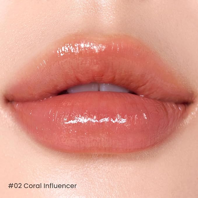 Peripera Ink Mood Glowy Tint | Lip-Plumping, Naturally Moisturizing, Lightweight, Glow-Boosting, Long-Lasting, Comfortable, Non-Sticky, No White Film (02 CORAL INFLUENCER)