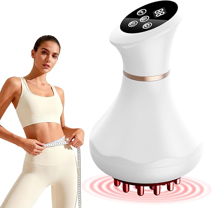 HuiPoLii Lymphatic Drainage Massager & Anti Cellulite Massage Tool, Helps Reduce Stretch Marks & Cellulite, for Legs, Arms & Belly.