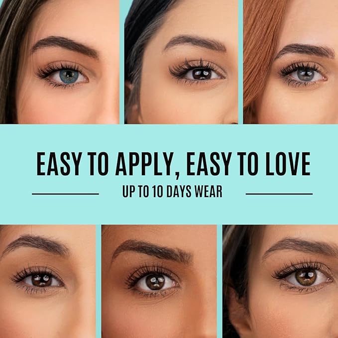 GAZELLE Luxury Natural Lash Clusters, Soft Korean Silk PBT Fibers, DIY Cluster Eyelash Extensions, Comfortable Wear, Lasts 10 Days – Dreamy – 14mm