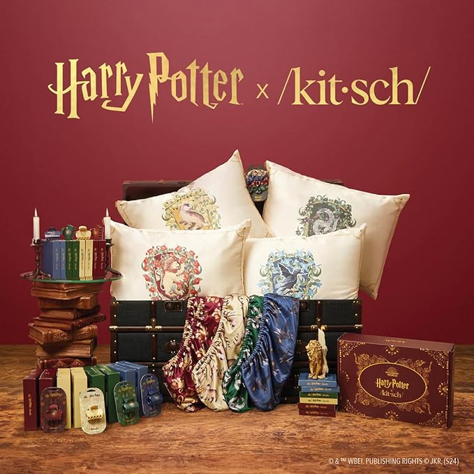 Harry Potter x Kitsch Big Hair Clip for Women - Strong Grip for Secure Updo | Stylish Jumbo Claw Clip | Durable Hair Accessories for Everyday Use | Ideal Harry Potter Gifts for Women - Hufflepuff, 1pc