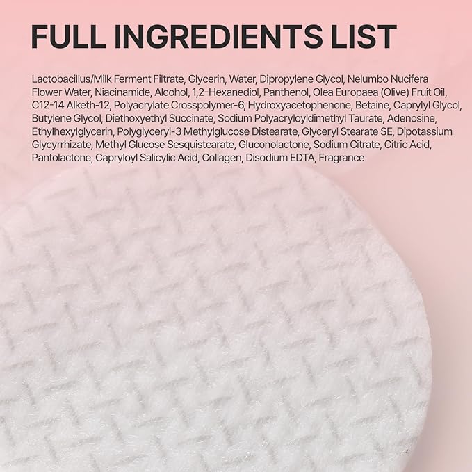Graphene Peeling Toner Pad – Gentle Daily Exfoliating Facial Toner Pads with Graphene Fiber, Pore-Clearing & Oil-Balancing for Smooth Skin (60 Pads / 220g)