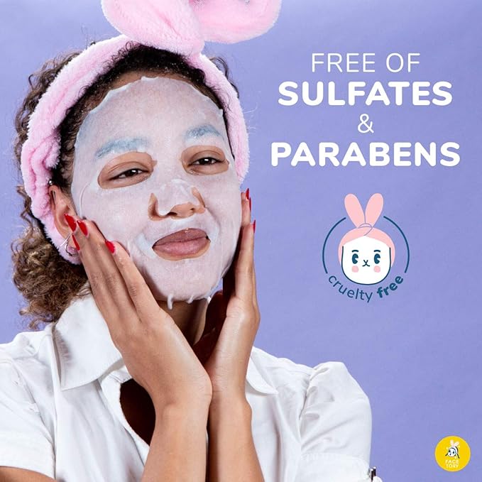 FACETORY K Beauty Face Mask Skin Care - BEST OF 7 COLLECTION Sheet Mask Set | Natural Premium Korean Face Mask For All Skin Types - No Sulfates No Parabens (7 pc)