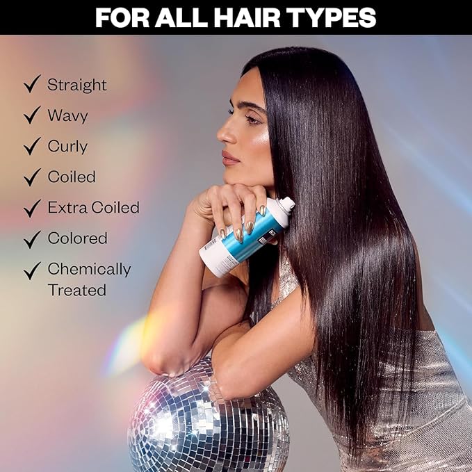 IGK Glass Hair Duo | Good Behavior Spirulina Smoothing Spray + Disco Disco Clear Gloss Shine Spray | Keratin Like Treatment + Glossy Finish | 5.6 oz + 5.3 oz