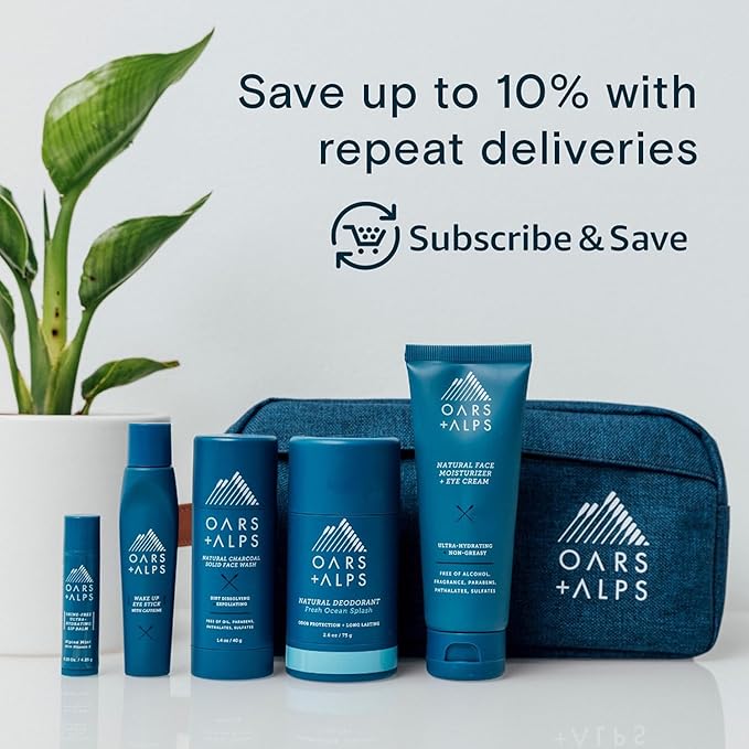 Oars + Alps Sunscreen Spray for Face & Body, SPF 30 Spray Sunscreen Infused with Vitamin E & Antioxidants, No White Residue, Water & Sweat Resistant, All Skin Types, Lightweight, Hydrating, 6oz