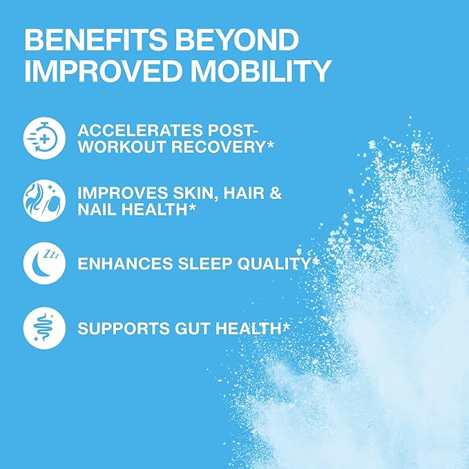 Fernes Mobility Collagen Peptides Powder - Glucosamine, Chondroitin, Hyaluronic Acid & Liposomal Vitamin C Join Bone & Cartilage Support Grass-Fed Type I & III Keto & Paleo 56 Servings, 23.66 oz