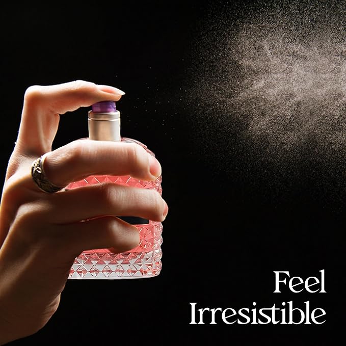 A CENTER Valentine Rose Perfume for Women, Floral Notes Eau de Parfum Spray Casual Daily Cologne 3.4 Fluid Ounce/100Ml Women Fragrance Daytime & Casual Use, for all Skin Types