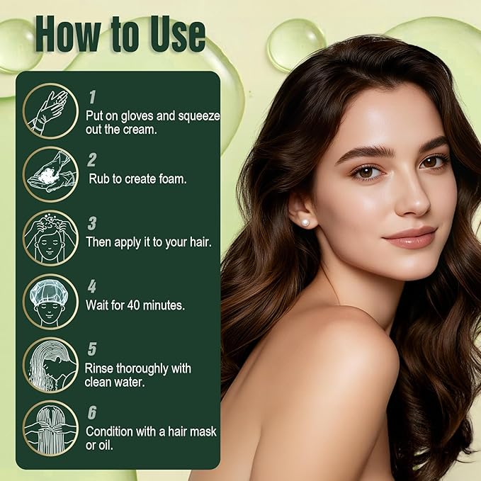 Limer Hair Dye Shampoo Light Brown Color, PPD-Free for Sensitive Scalp, 6 in 1 Herbal Gentle Formula Gray Coverage for Men Women, Ammonia-Free, Semi-Permanent (6.76fl oz/200ml)