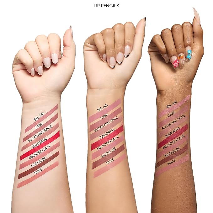Gerard Cosmetics Lip Pencil (Cher), Ultra Pigmented Matte Neutral Mauve Lip Liner, Long Lasting, Hydrating Creamy Formula, Cruelty Free