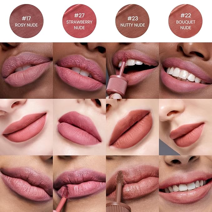 Peripera Ink the Velvet Lip Tint - High Pigment Color, Longwear, Weightless, Not Animal Tested, Gluten-Free, Paraben-Free (018 STAR PLUM PINK)