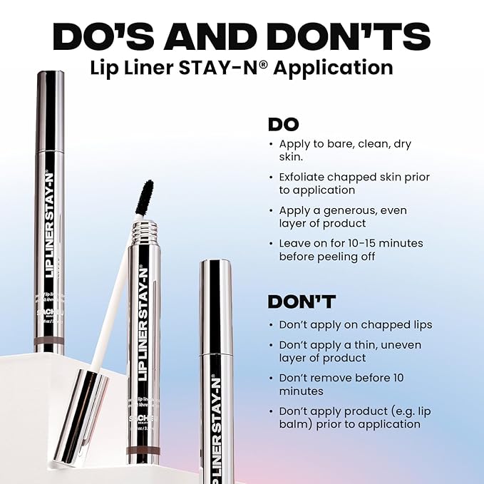 Sacheu Lip Liner STAY-N Peel Off Lip Stain — Long Lasting Waterproof Lip Tint with Hyaluronic Acid & Vitamin E — Transfer Proof Matte Finish, Vegan & Cruelty-Free (COREal)