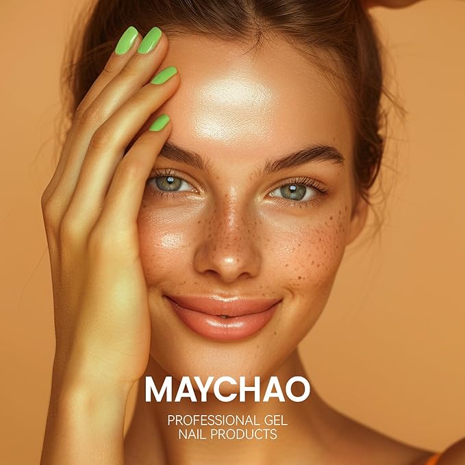 MAYCHAO 15ML Chameleon Gel Nail Polish 1Pc Green to Purple Nail Polish Soak Off UV LED Nail Gel Polish Nail Art Starter Manicure Salon DIY at Home, 0.5 OZ