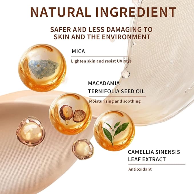 Oil Control Loose Powder, Long Lasting Waterproof Setting Powder with Natural Ingredients, Skin Smoothing, for All Skin Types
