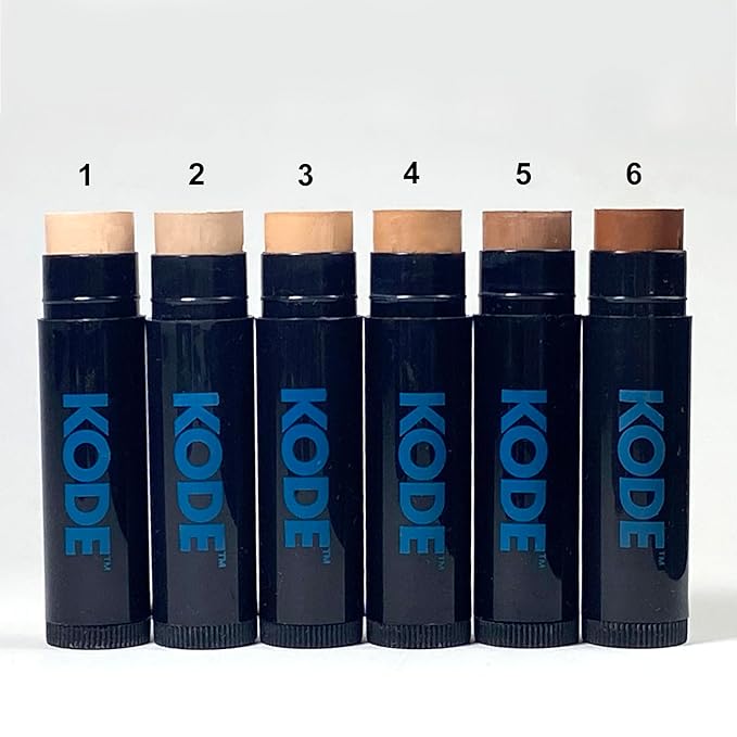 KODE Mens Concealer (Shade 5 of 6) Dark Circle Under Eye Cream Corrector, Multi-Use, Pimples, Scars, Rashes
