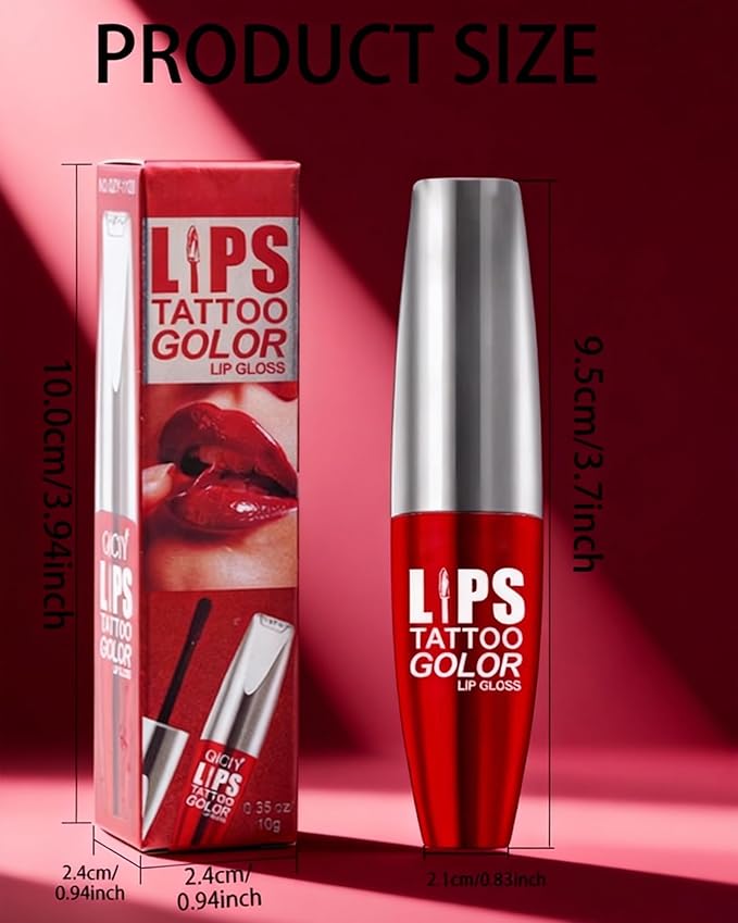 Lip Stain Peel-Off Lip Liner Stain,Long-Lasting Matte Lips Gloss Tattoo,Pink Matte Non-Stick Liptint Highly Pigmented Liquid Lipstick Nude Red Color Transfer-proof Tinted Lipstain Makeup for Women-01