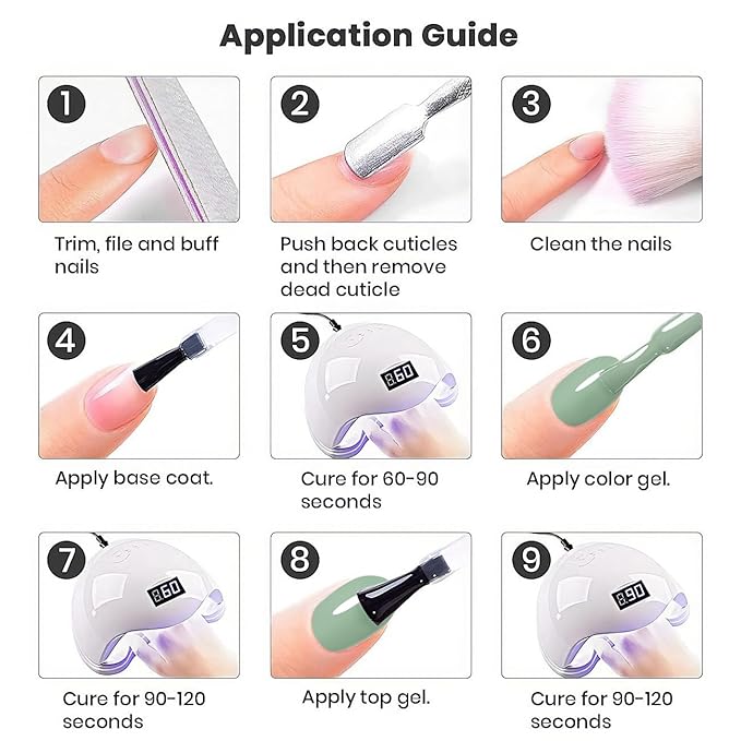 RARJSM Light Green Gel Nail Polish Pastel Green Gel Nail Polish 1PCS 15ML Spring Summer Color GelPolish Soak off U V LED Curing Required Nail Art French Manicure Salon DIY at Home