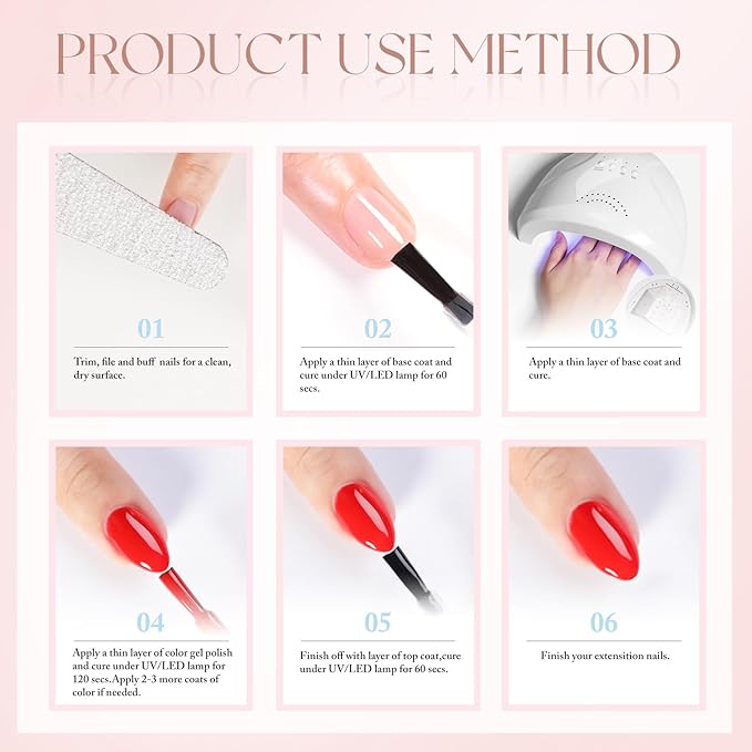 Double Rhythm 15ML Gel Polish Pure Sheer Same Color Same Bottle Soak Off Gel Polish Art Manicure Salon DIY at Home for Women (Light Brown-A1443)