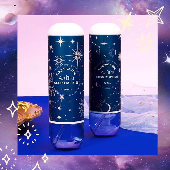 Azulfra Body Spray for Wowen Cosmic Spring, Hair & Body Fragrance Mist, Notes of Cherry, Pear, Sandalwood, 4 fl.oz