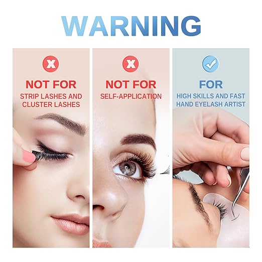Lava Lash 1 PCS Eyelash Extensions ibeauty Super Plus Glue 5ml, 1-2 Sec Drying Time, Keep 5-6 Weeks, Low Smoke, Professional Eyelash Extension Glue