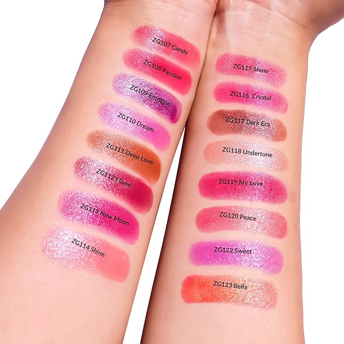 Berry Red Lipstick Moisturizing for Women Shimmer Tinted Lip Balm Cranberry Hydrating Nourishing Lip Gloss Vegan& Cruelty Free Lip Makeup, ZG119 My Love