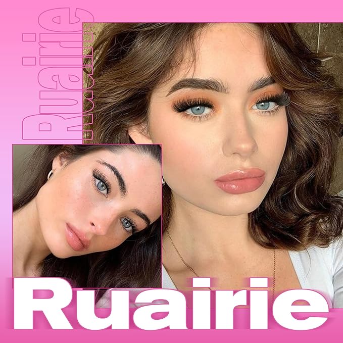 Ruairie Lash Clusters Wispy Eyelash Cluster Eyelash Extensions 154pcs Full Volume Cluster Lashes 8-16MM D-Curly Individual Lashes DIY Lash Extensions Natural Eye Lash Clusters