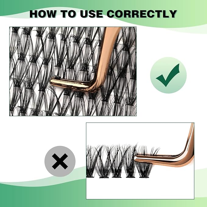 Lash Clusters 300pcs Eyelash Clusters 30D 0.07D Curl 12mm DIY Eyelash Extension KEYYOU Large Tray Volume Soft&Natural Individual Lashes(30D-0.07D,12)