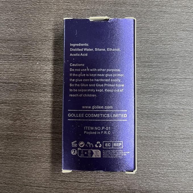 GOLLEEPRO Eyelash Primer for Lash Extensions Cleanser Eyelash Extension Pre Treatment Lash Primer Easily Removes Proteins and Oils Longer Extension Retention Eyelash Extension Primer -15ML