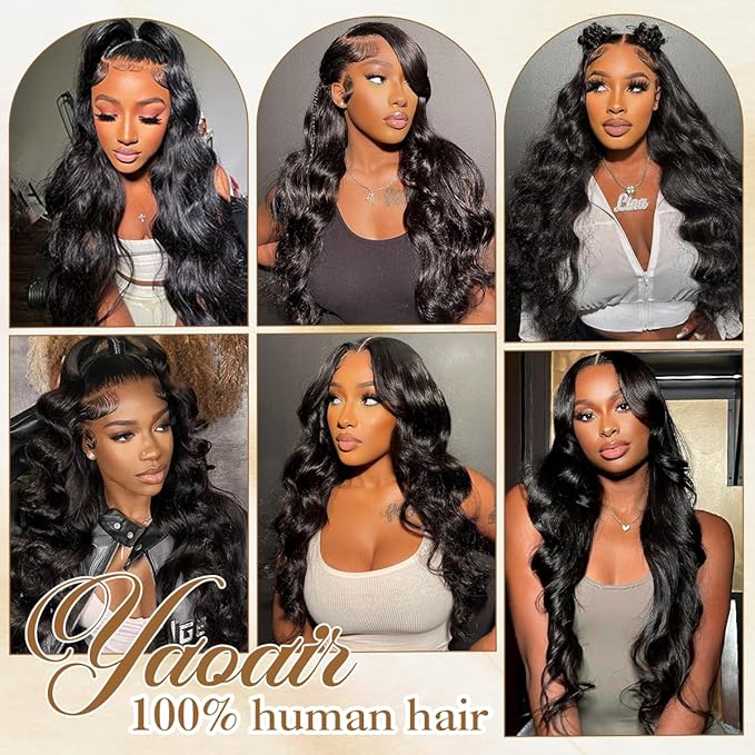16A Raw Human Hair Bundles,3 Bundles 14 16 18 Inch Body Wave Bundles Human Hair,100% Unprocessed Brazilian Virgin Hair,Quick Weave,Hair Extensions Natural Black For Women,3X Longer Lifespan