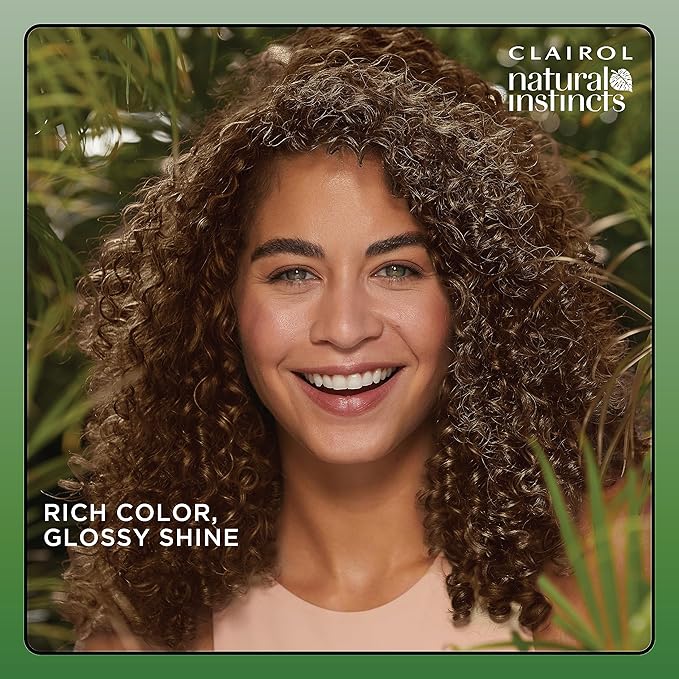 Clairol Natural Instincts Demi-Permanent Hair Dye, 6G Light Golden Brown Hair Color, Pack of 1
