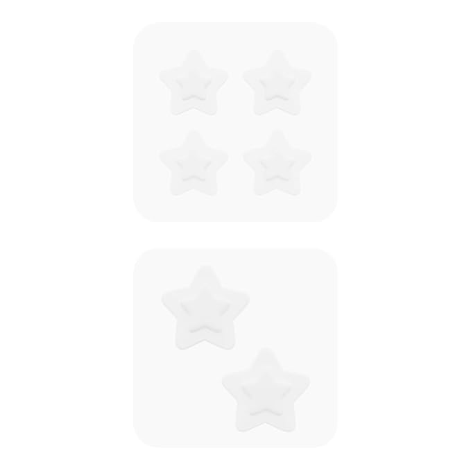 Starface Hydro-Star Clear Big Pack, Invisible Hydrocolloid Pimple Patches, Two Sizes and Star Shape, Absorb Fluid and Reduce Redness (96 Count)