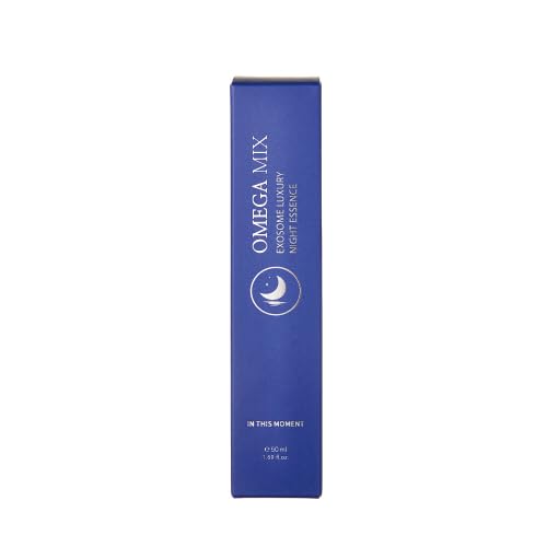 tom-tit-tot In This Moment Omega Mix Exosome Luxury Night Essence With Niacinamide, Adenosine, Korean Skin Care, Brightening, Moisturizing, 50ml 1.69 Fl Oz