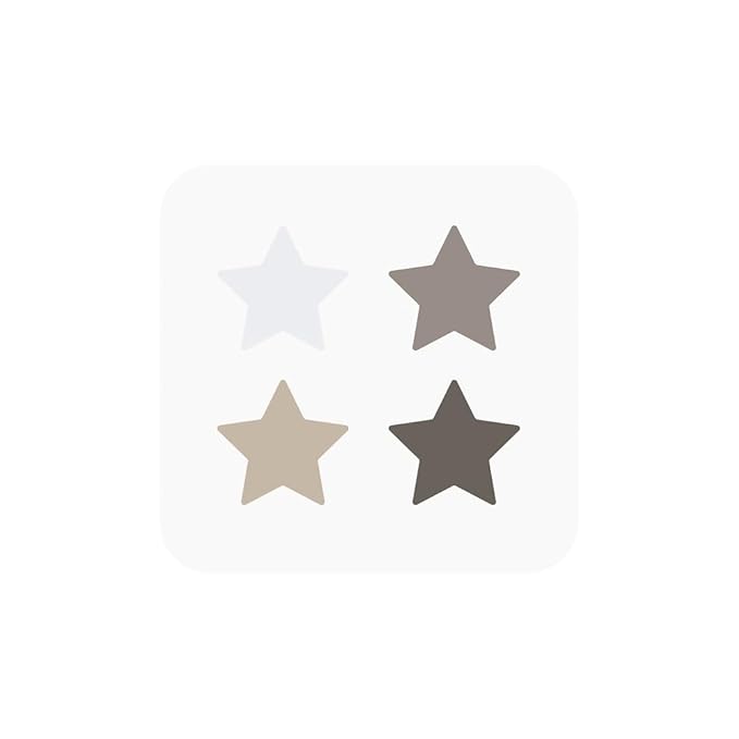 Starface Earth Star BIG PACK, Hydrocolloid Pimple Patches, Absorb Fluid and Reduce Redness, Cute Star Shape and 4 Neutral Colors (96 Count)
