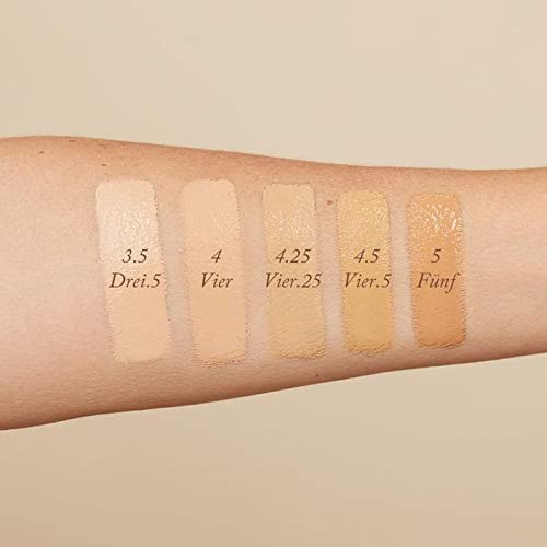 Monika Blunder Beauty - Blunder Cover Foundation Concealer - Shade: 4.5 - Vier.5 - Medium, Bronze Olive Undertones - Clean Beauty, All-In-One, Cruelty-Free, Vegan (4.5 - Vier.5) - 0.62 oz